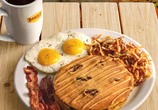 Denny's Pumpkin Pecan Pancake Slam