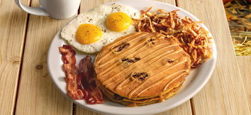 Denny's Pumpkin Pecan Pancake Slam