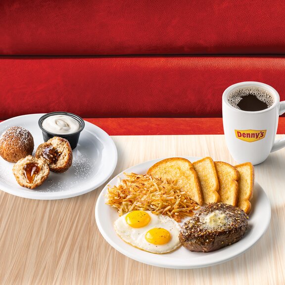 Denny's 6 oz. Sirloin Steak & Eggs