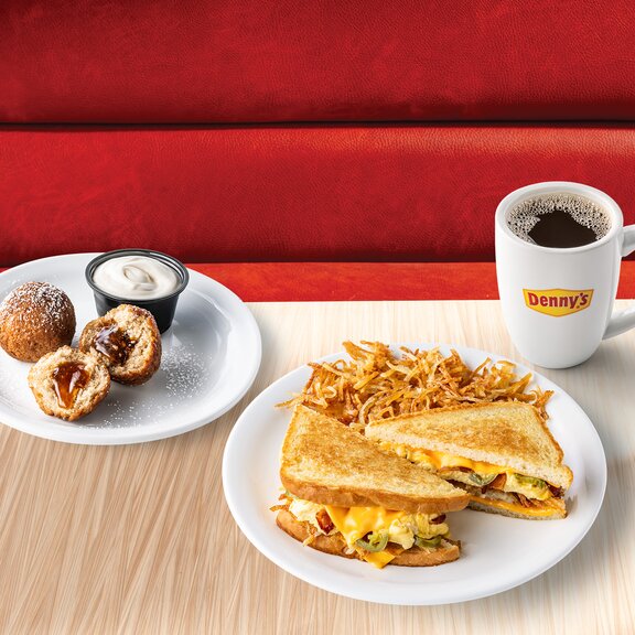 Denny's Spicy All-American Slamwich®