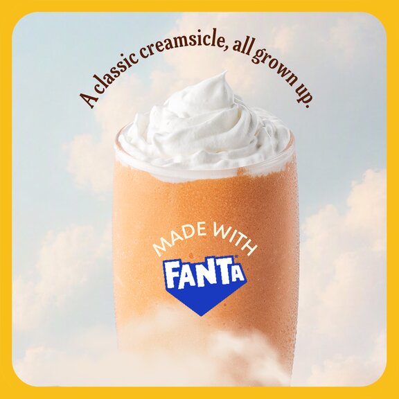 Denny's ORANGE CREAM CLOUD FRAPPÉ