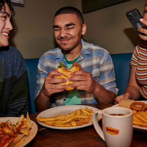 Teenagers at Denny's